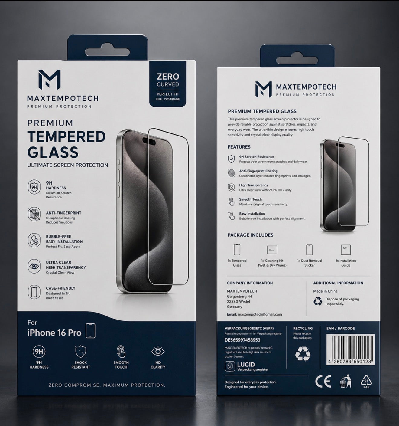 PREMIUM
TEMPERED GLASS